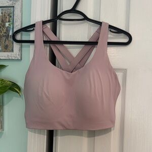 Lululemon Athletica Mauve Cross-Back Sports Bra
